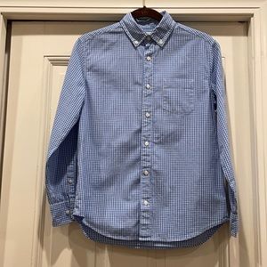 Crewcuts Boy’s Blue Plaid Oxford